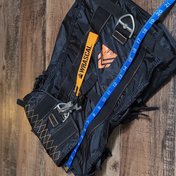 WRASCAL ARCH'R Tactical Backpack With Quick Release Strap in Black and Orange - Picture 13 of 14